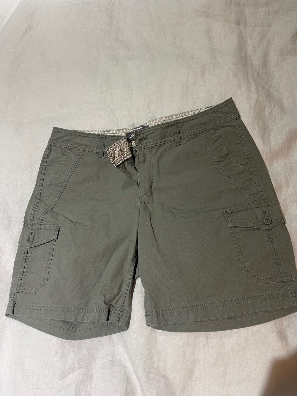 Eddie Bauer Olive Green Cargo Shorts